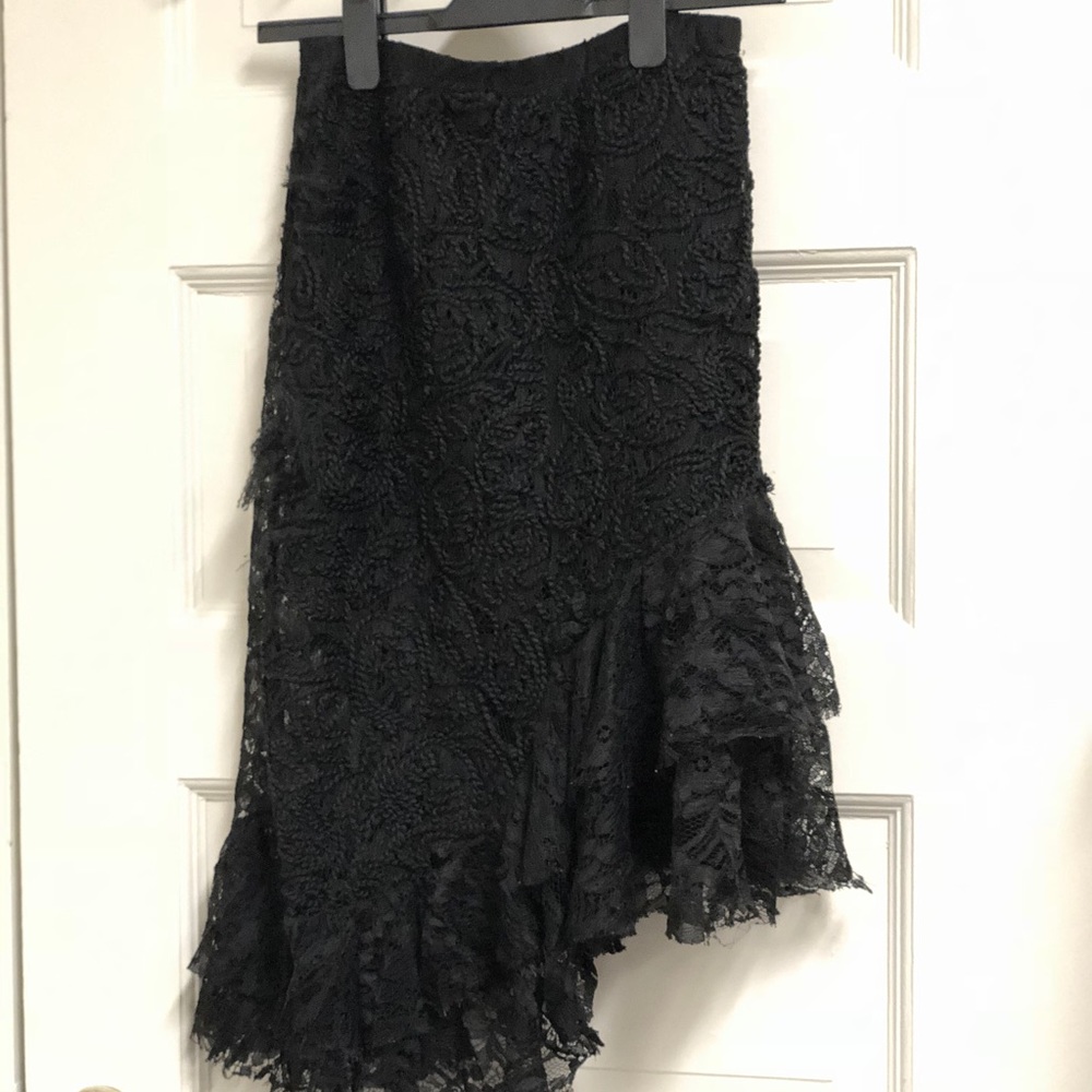 Zara lace midi skirt
